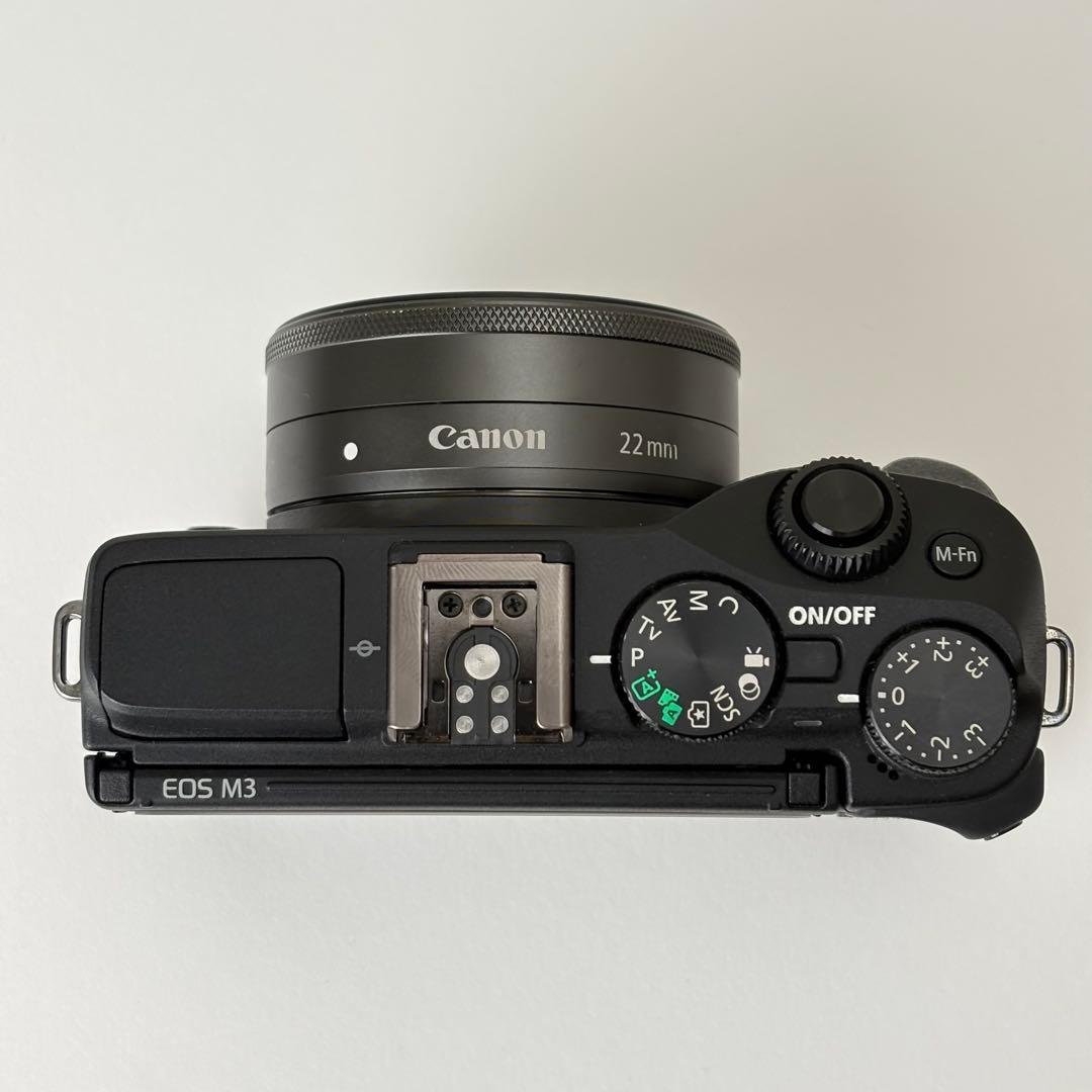 Canon EOS M3 標準、広角ダブルレンズキット Wi-Fi搭載　874