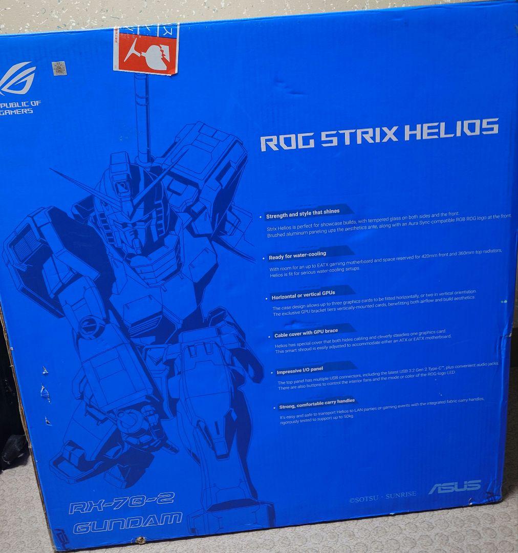 PCケース(自作PC用) ASUS ROG Strix Helios GX601 GUNDAM
