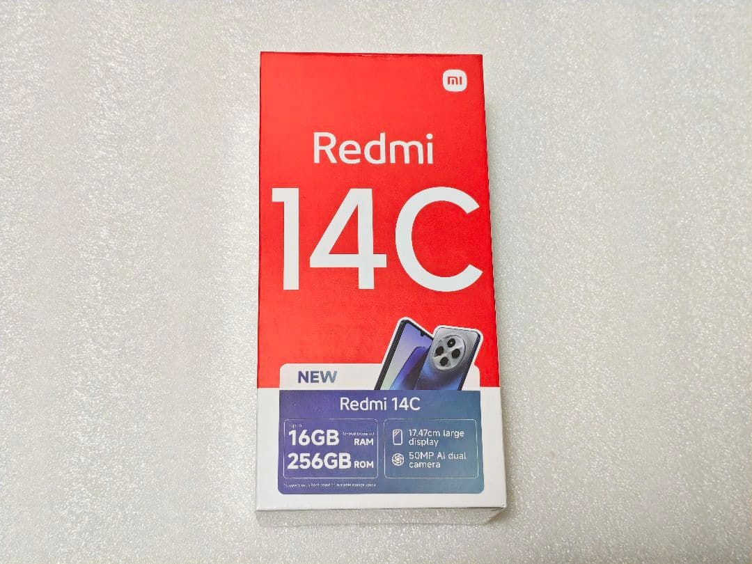 Redmi 14C 8GB RAM 256GB ROM ミッドナイトブラック