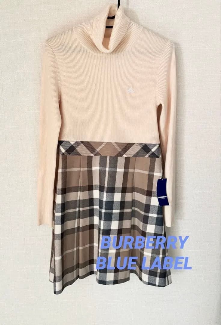タグ付き　バーバリーブルーレーベル　ワンピース　Ｍ