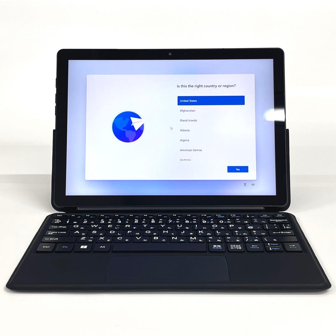 【超美品】aiwa｜2in1 WindowsタブレットPC｜専用ケースと充電器付