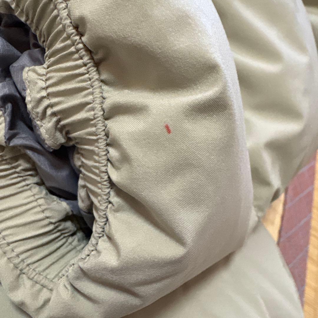 Marmot フード付きダウンジャケット ライトグレー