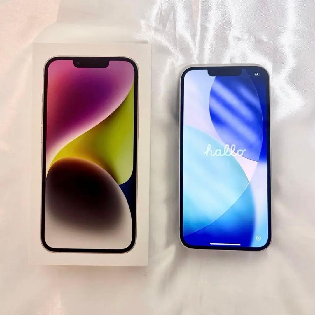 iPhone14 128GB 本体 SIMフリー ホワイト（おまけ付き）