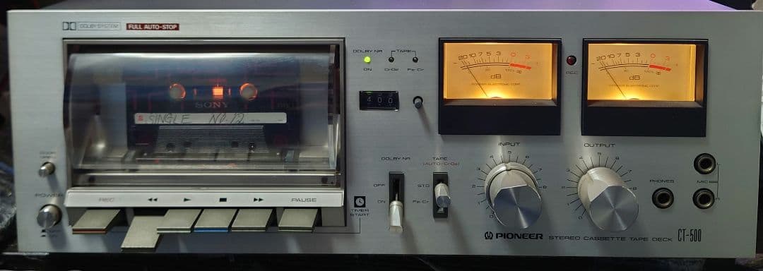 ■■【希少・カセット再生品】Pioneer CT-500 ステレオカセットデッキ