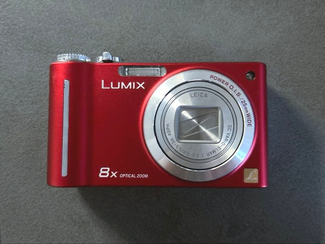 LUMIX DMC-ZX1 レッド 8倍光学ズーム　動作確認済