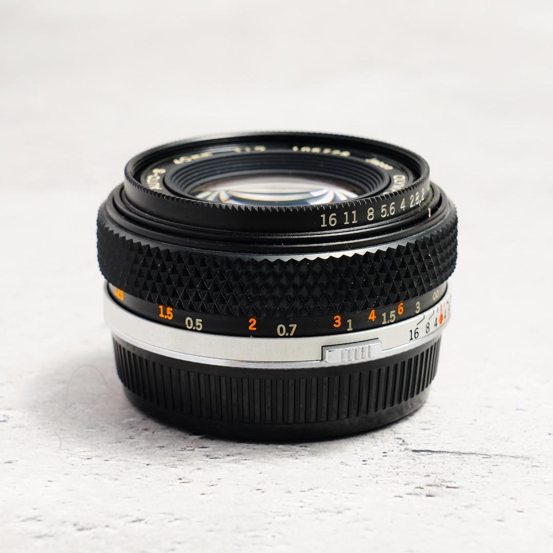 【極美品】動作◎ オリンパス Zuiko Auto-s 40mm F2 728