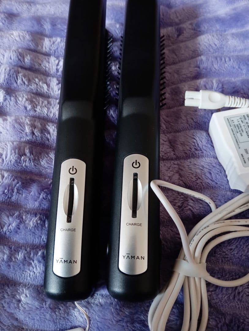 ★大幅値下げ!ヤーマン　ヘアアイロン 充電式シャインプロ超音波２点セット