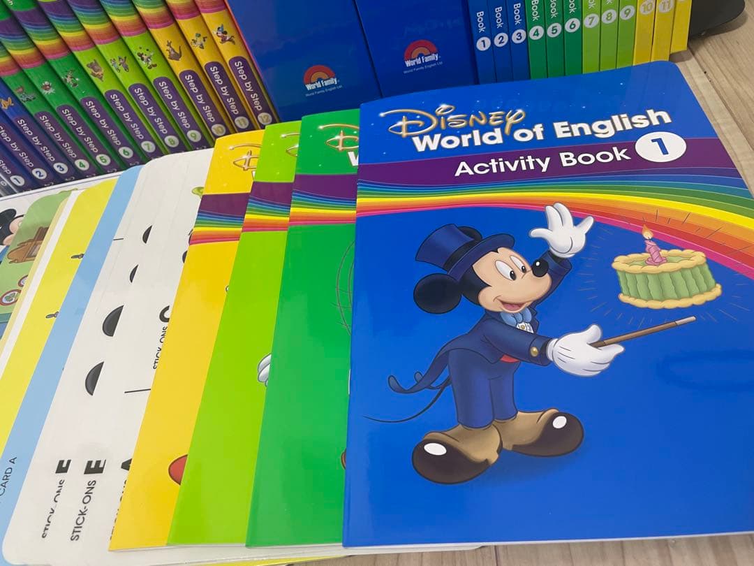 DWE ディズニー英語システム　メインプログラムフルセット　ほぼ未使用　520