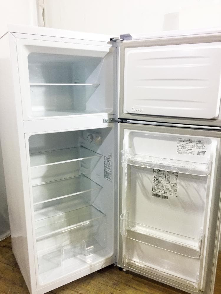 30日迄！送料無料★Hisence 120L 冷蔵庫【HR-B1201】E2QW