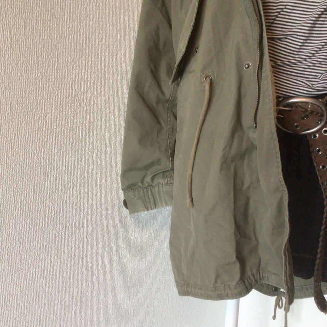 y2k 00s archive グランジフェアリー　ファー付コート　森ガール