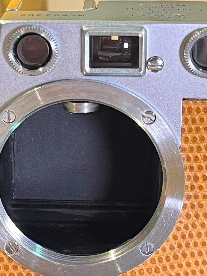 Leica Ⅲf＋Canon50mm f3.5 リザード革美品