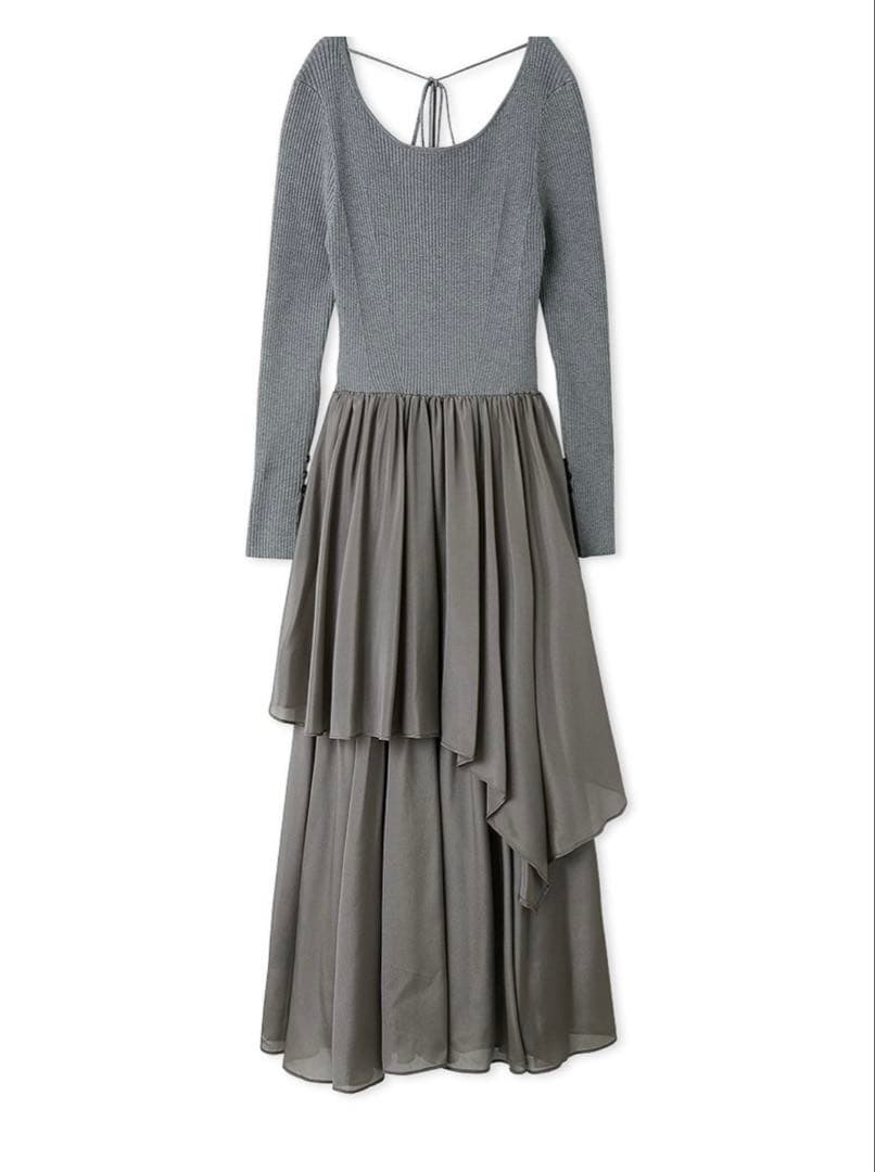 ニットドッキングワンピース　フレイアイディー