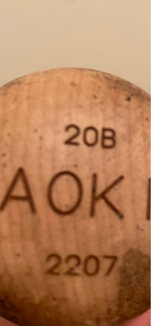 青木宣親選手実用バット、杉谷拳士選手、砂川リチャード選手実用バット