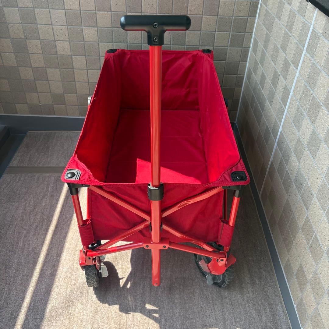 Coleman コールマン キャリーカート アウトドアワゴン　レッド　赤色