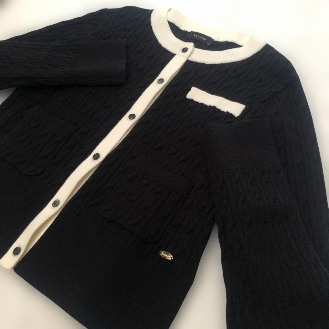 anuans 【ZOZO限定商品＆限定カラー】リトルケーブルニットカーディガン