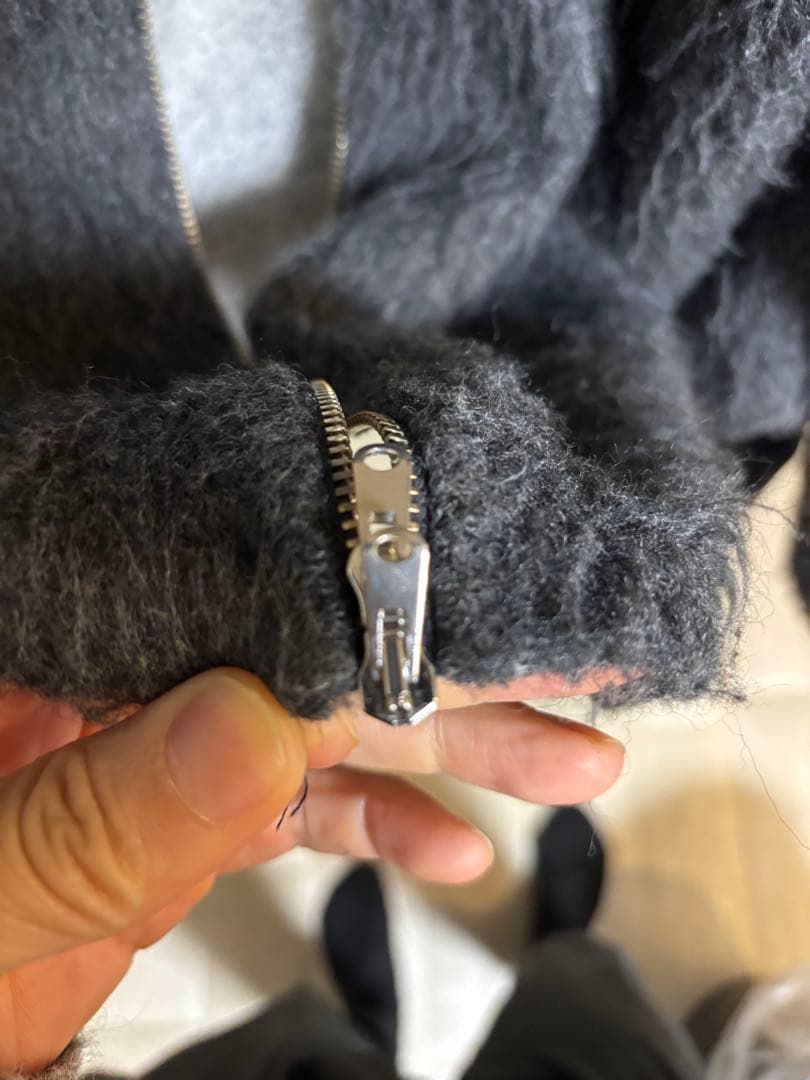 トップス Our legacy SHRUNKEN FULLZIP POLO 50