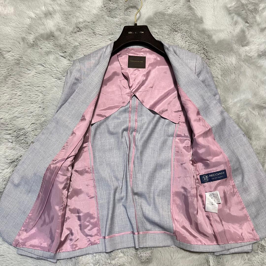 美品 トゥモローランド　スーツ　ノーカラー　ズボン　セットアップ