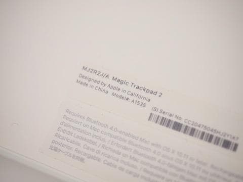 Magic Trackpad 2 A1535 美品 使用少