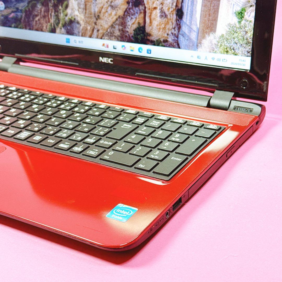 新品SSD⭐️設定済ノートパソコン windows11 カメラ オフィス 薄型