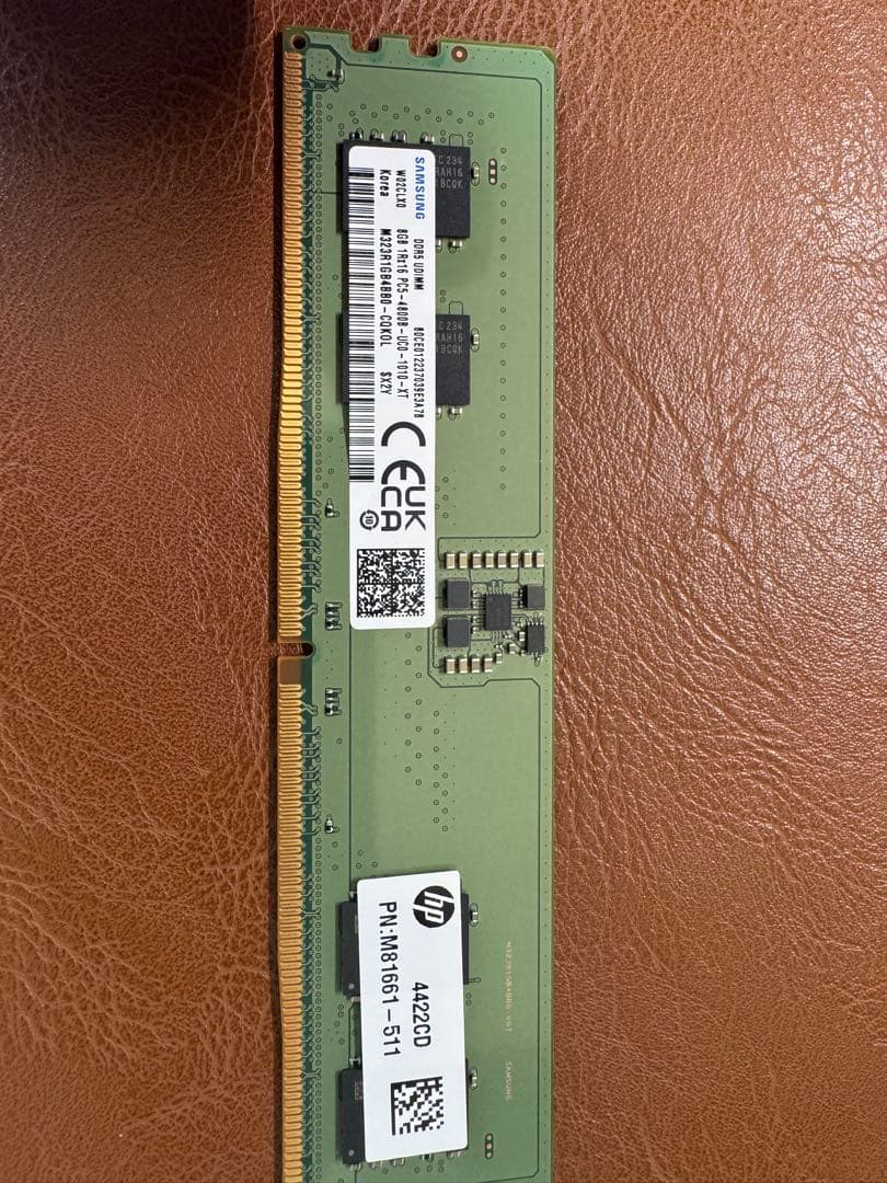 HP純正 SAMSUNG DDR5 8GB メモリ