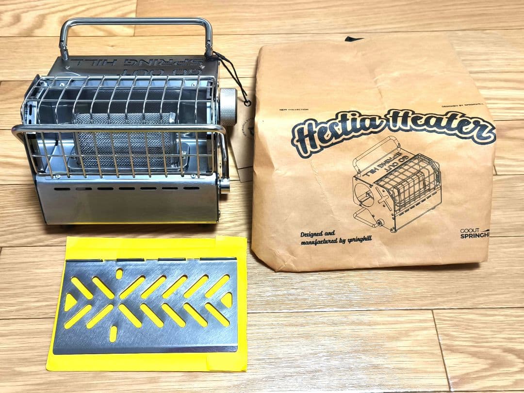 Springhill アウトドアストーブヒーター コンパクト シルバー