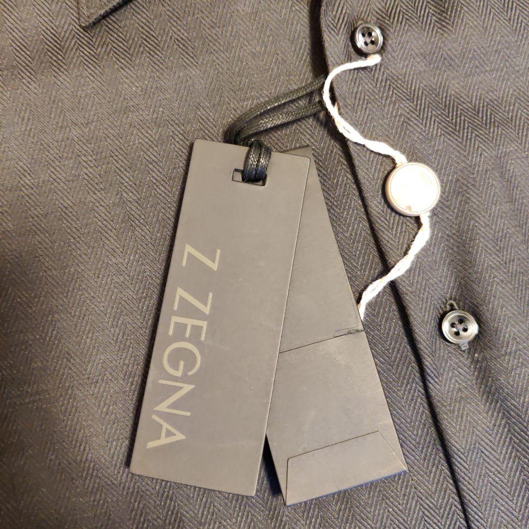 Z ZEGNA ダークグレー 長袖シャツ41