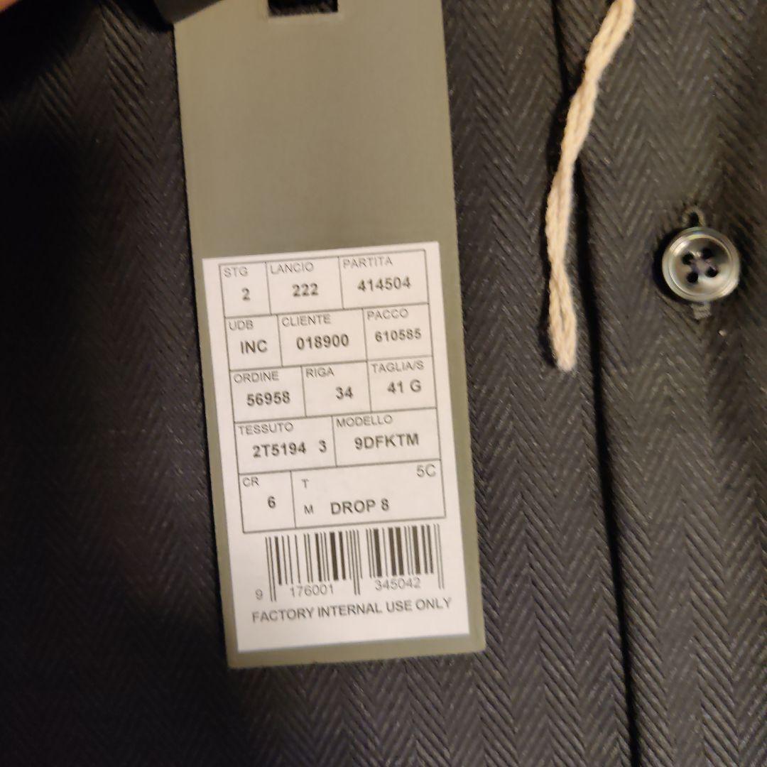 Z ZEGNA ダークグレー 長袖シャツ41