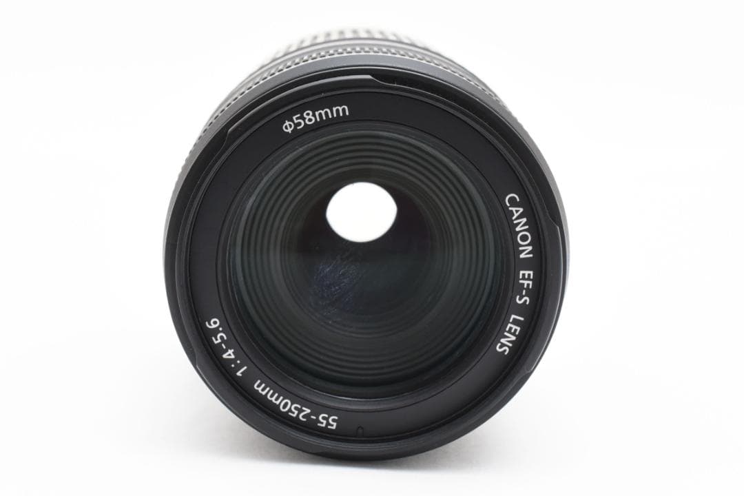 超美品 キヤノン EF-S レンズ 55-250mm f4-5.6 Canon