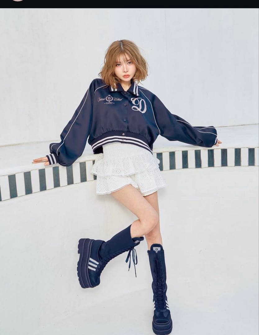 新品未使用！Darich ダーリッチ スカジャン NVY ネイビー 青