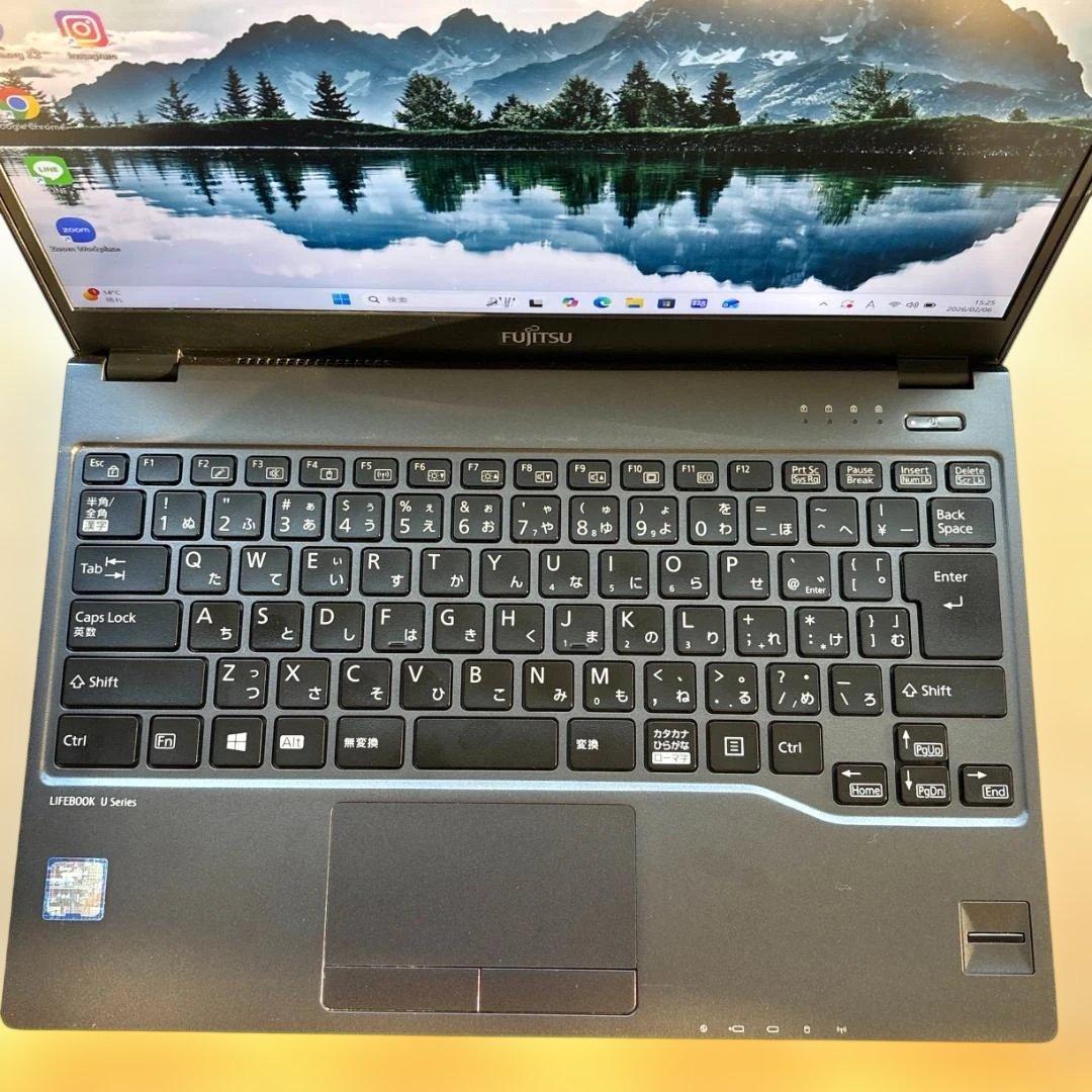 美品！ 超軽量⭐富士通 ノートPC i5 超高速SSD128　Windows11