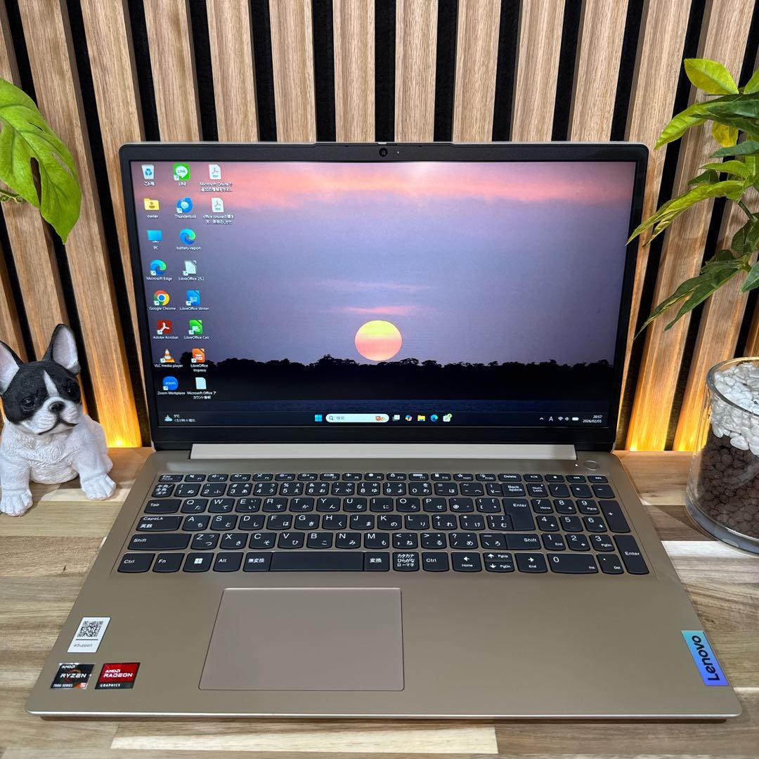 美品 最新2023年モデル‼️IdeaPad☘Ryzen5☘FHD☘ノートパソコン