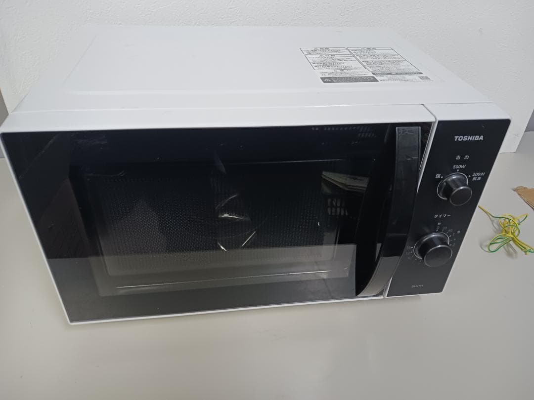 TOSIBA 電子レンジ 2024年式 動作確認済み 美品 ホワイト K12