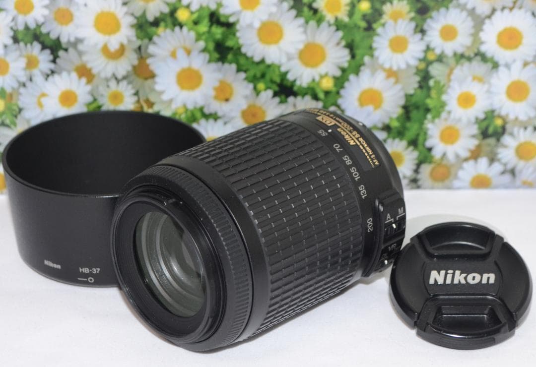 美品☆ニコン Nikon AF-S 55-200mm☆望遠レンズ☆手振れ補正つき