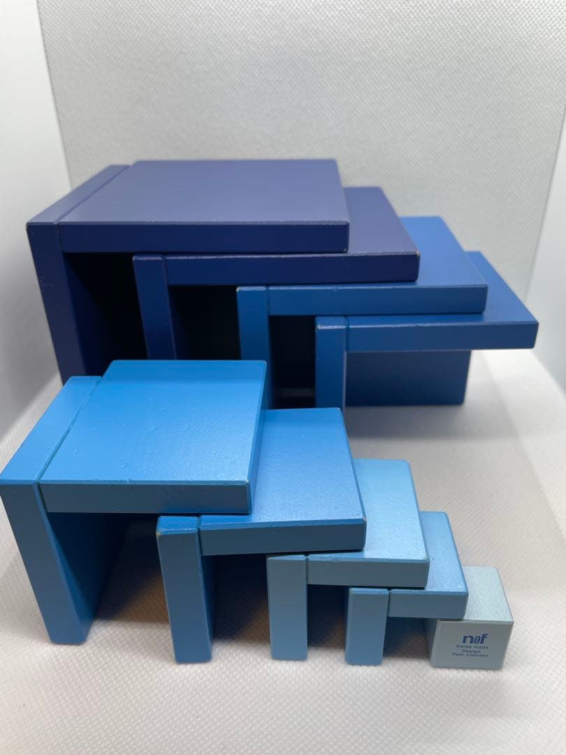 【Used】名作積み木 Naef ネフ社 Cella セラ（青）