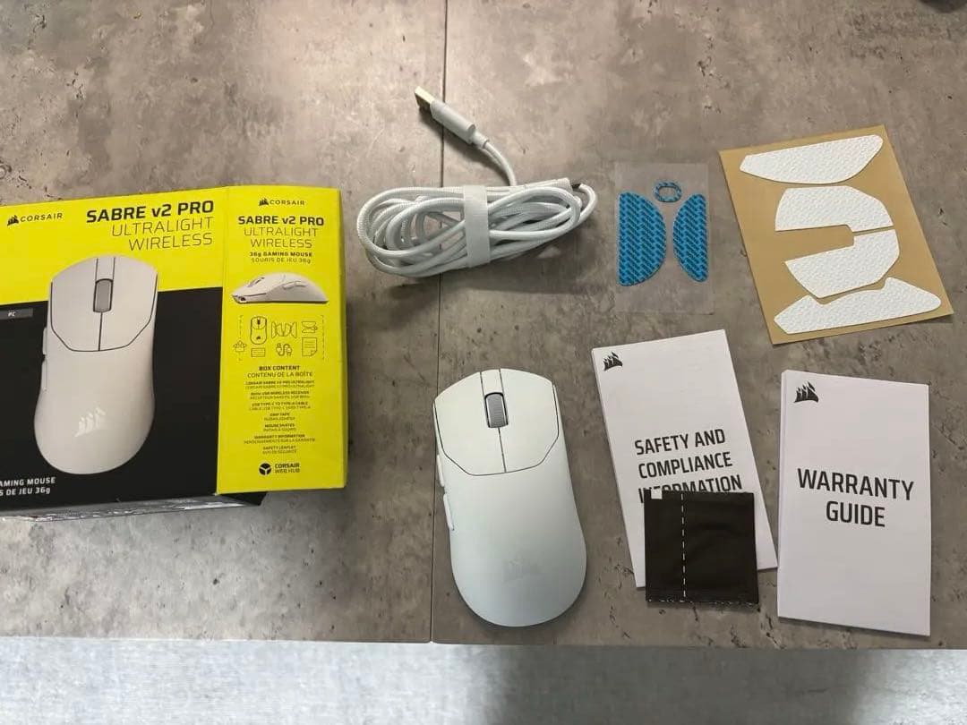 CORSAIR SABRE v2 PRO Wireless ホワイト