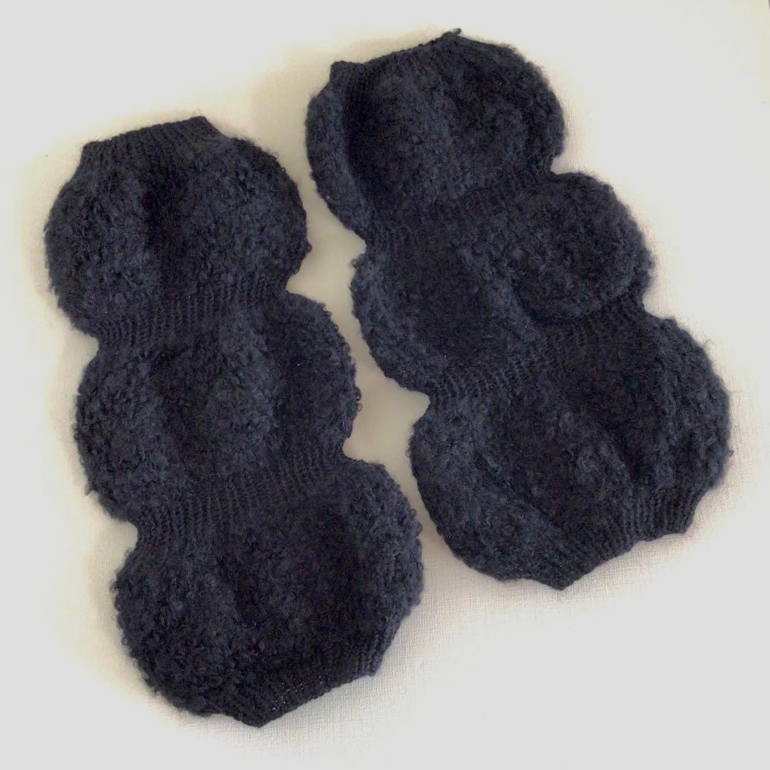 アルパカウールのプードルレッグウォーマー 他3点おまとめ