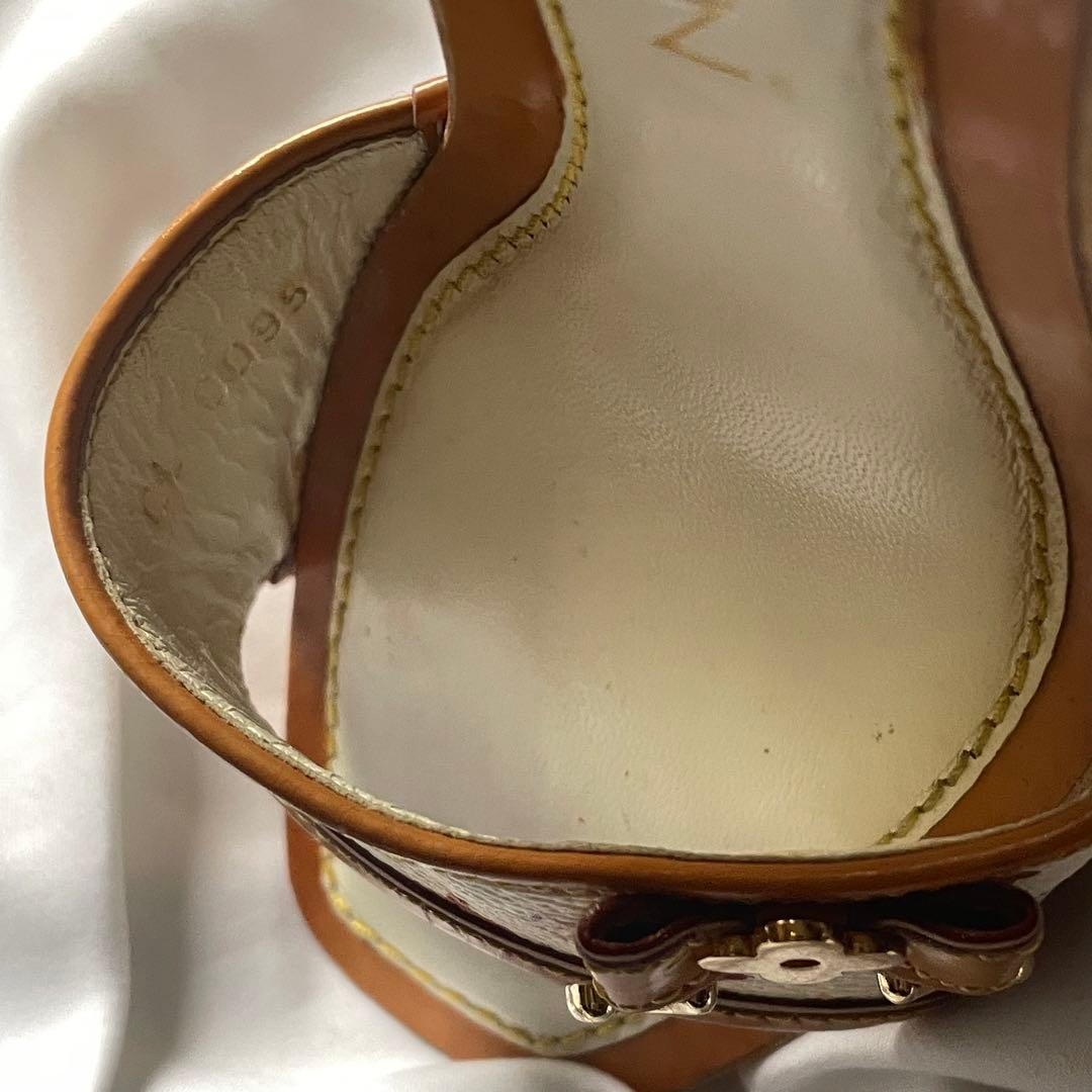 Louis Vuitton マルチカラー リボン ウッド ミュール モノグラム