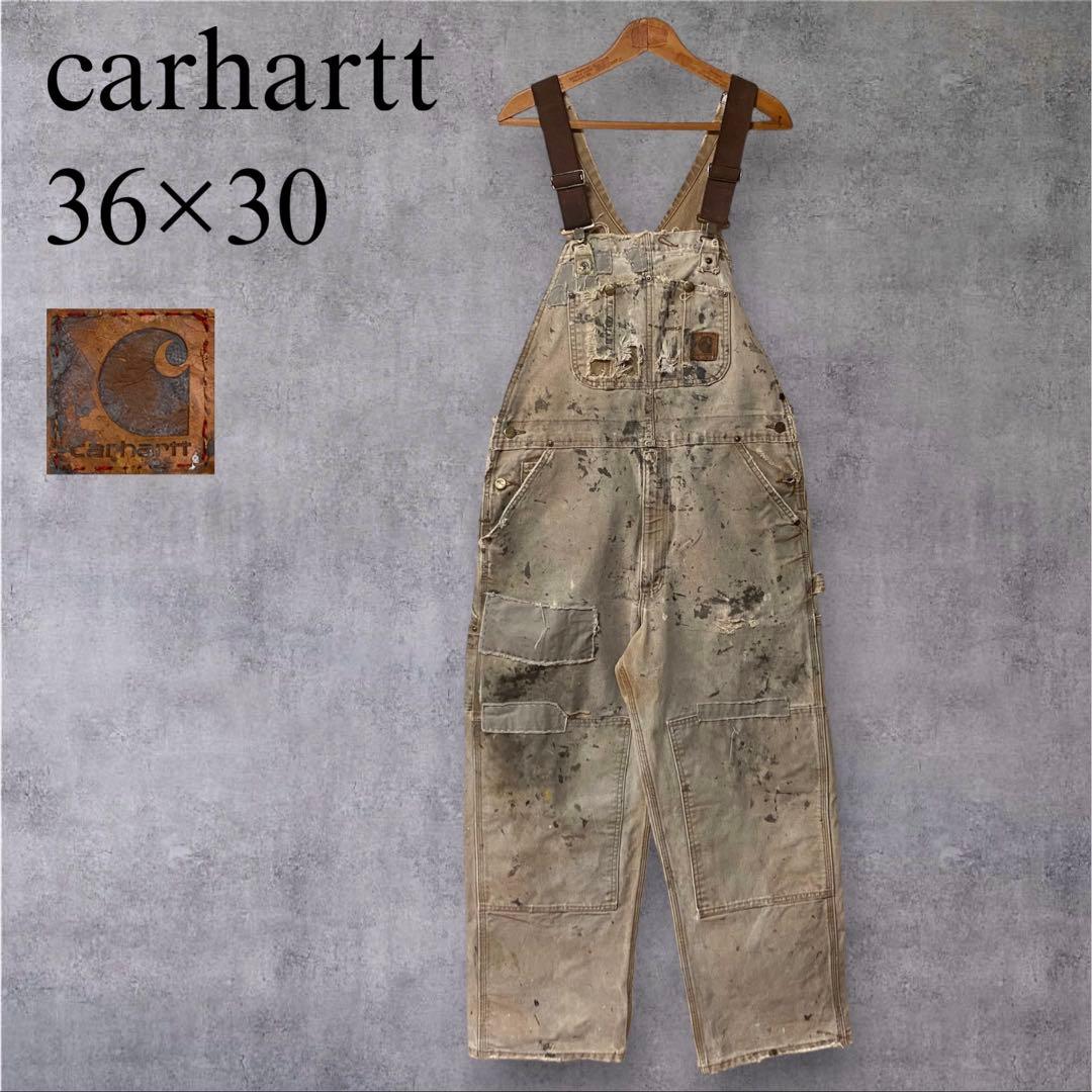 ボロスタイル　カーハート　ダブルニー　SANDSTONE BIB OVERALL