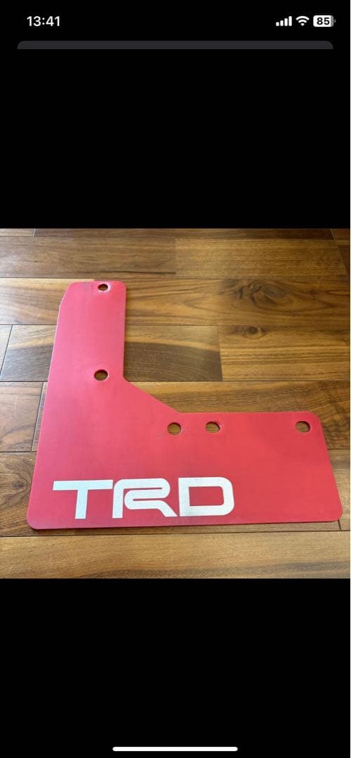 TRD 赤 マッドフラップ 4枚セット