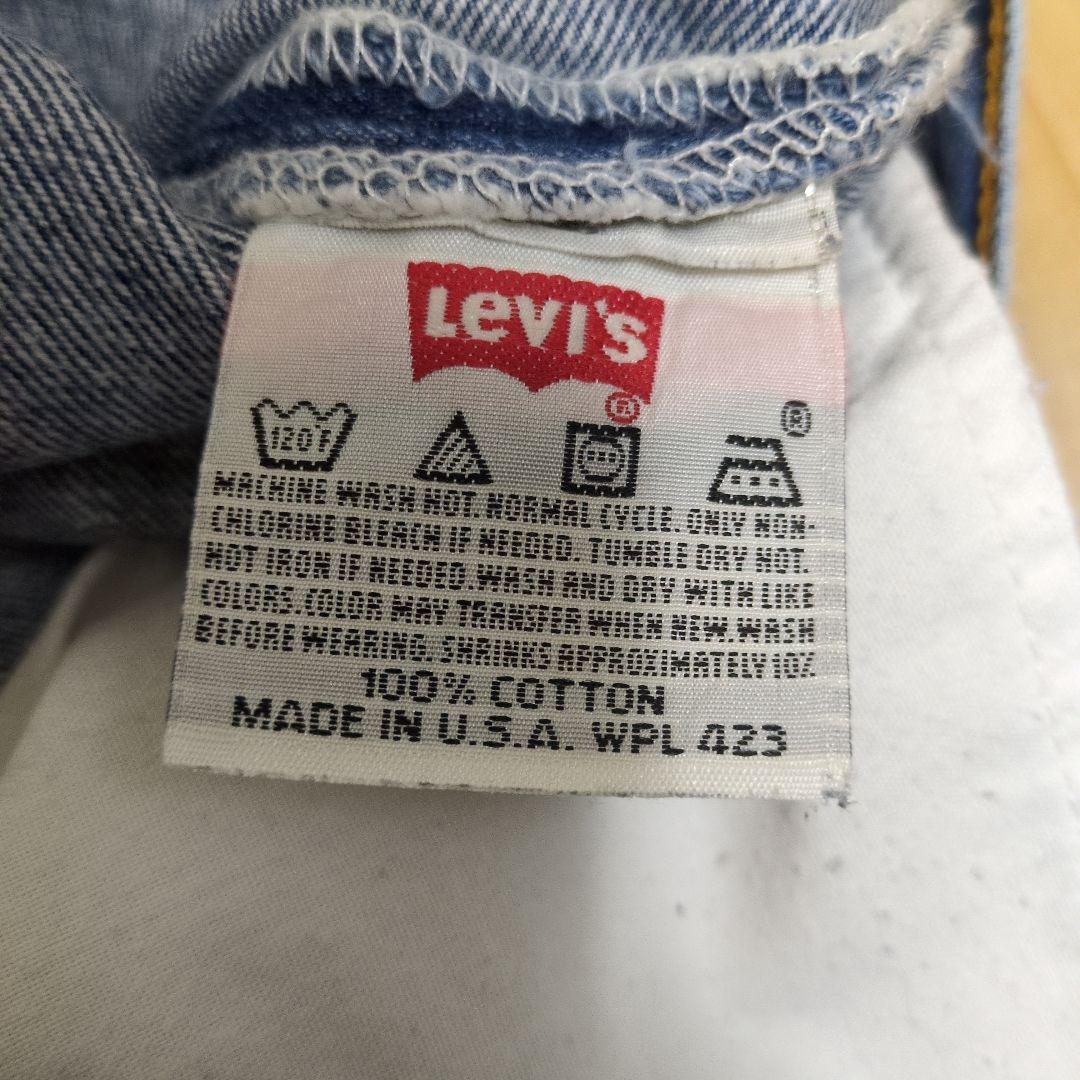 90s リーバイス 501 ブルー デニム USA製 実寸 W34×L30