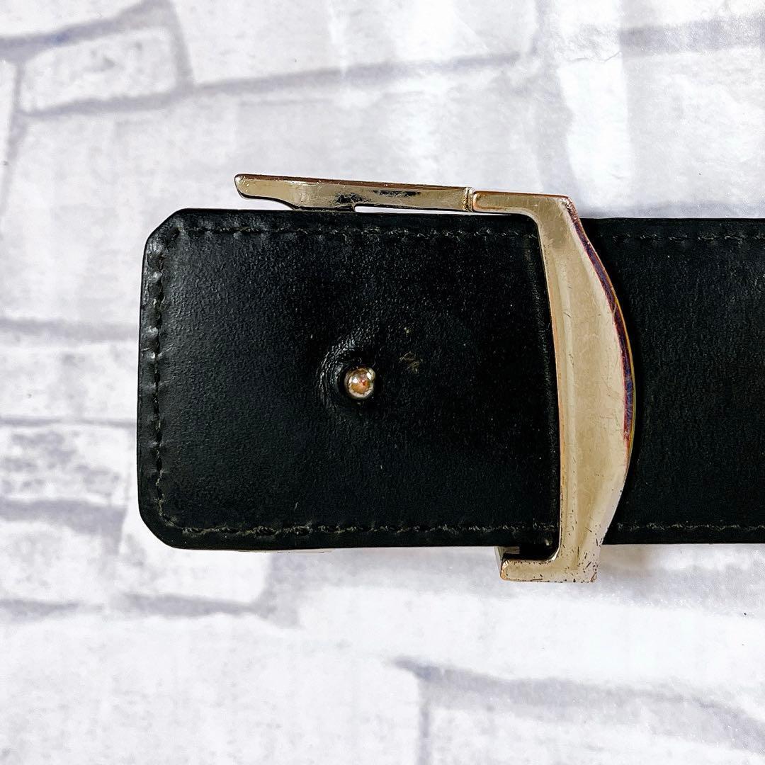 美品✨ルイヴィトン ベルト モノグラム　イニシャル サンチュール シルバー金具