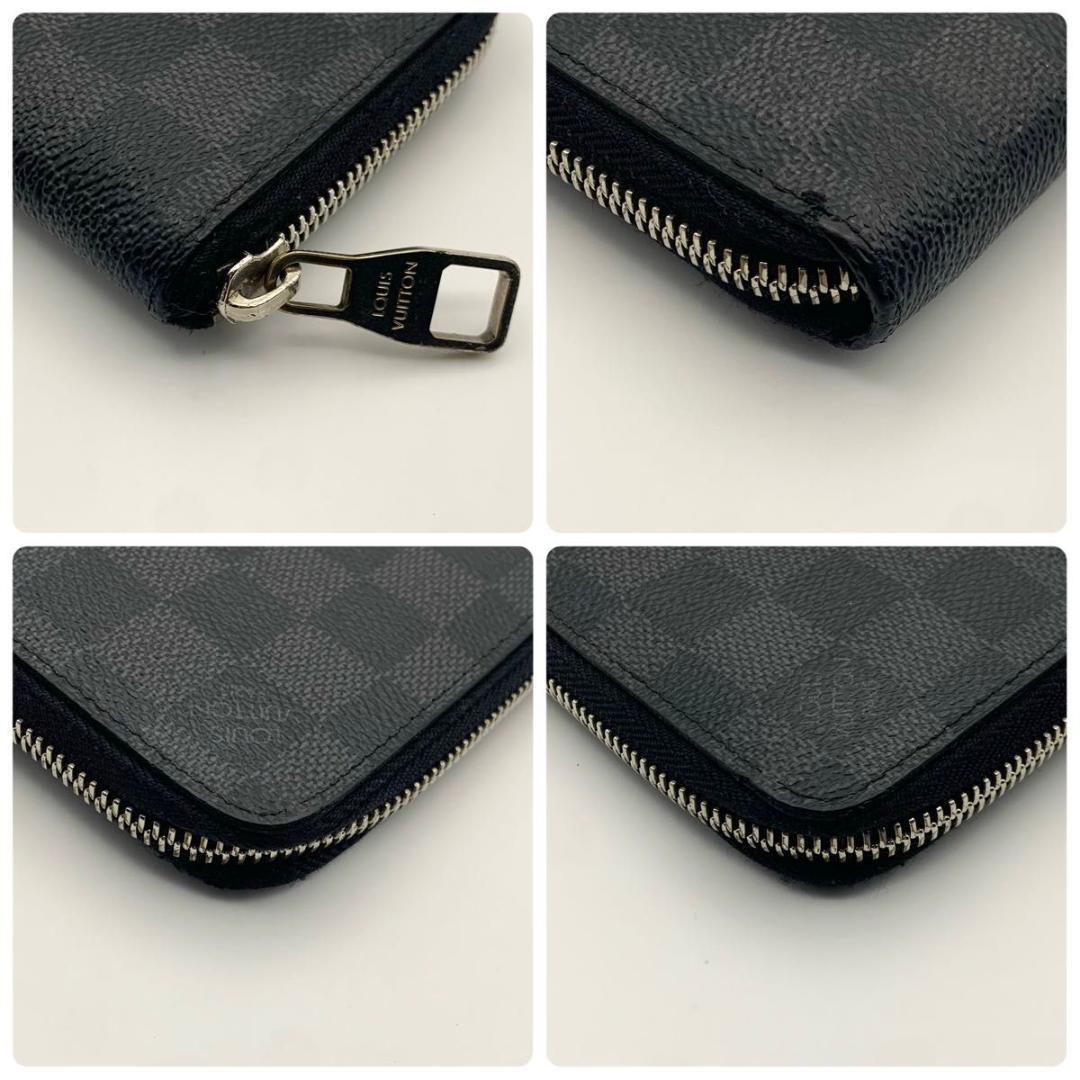 鑑定済み ルイヴィトン ダミエグラフィット ジッピーウォレット ヴェルティカル