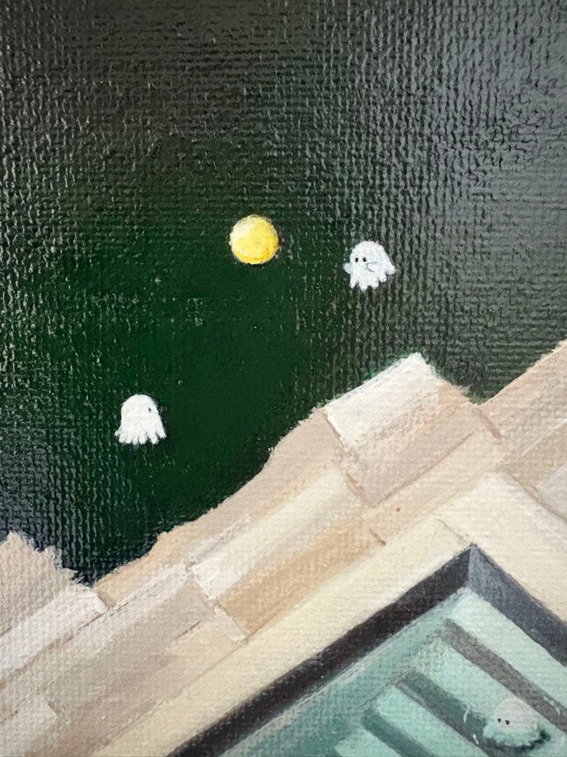 holiday アクリル画　F3