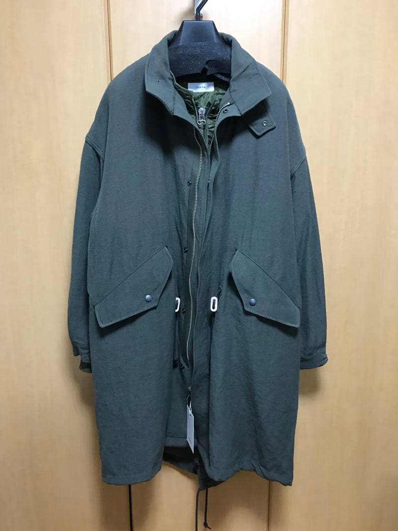 marka ウール リネン バックサテン モッズパーカー size 1