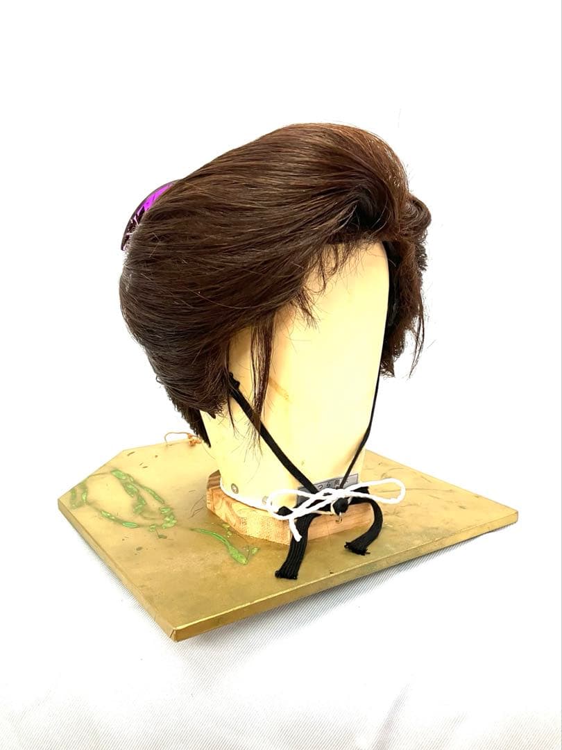 抱き合わせ、中サイズ(編み無しタイプ)中古舞踊かつら、大衆演劇かつ、日本髪かつら