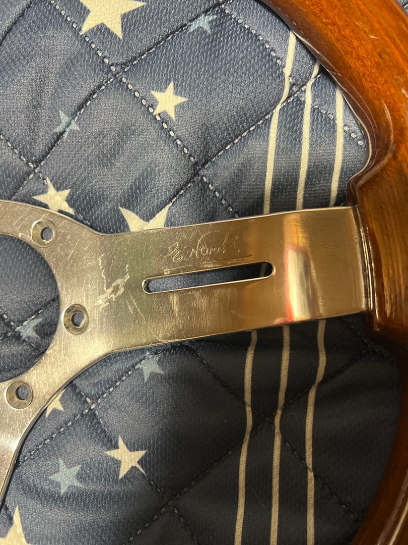 nardi ウッド3スポークステアリング