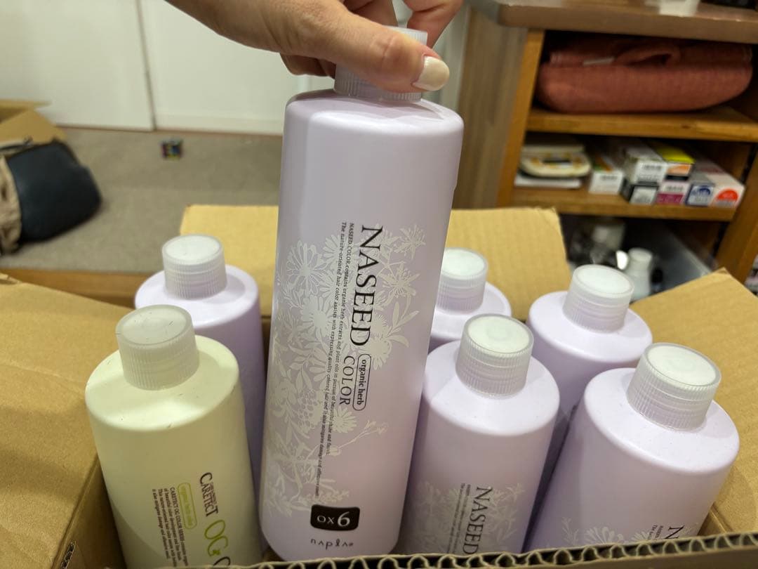 NASEED カラーリング剤 オキシ6% ８本セット