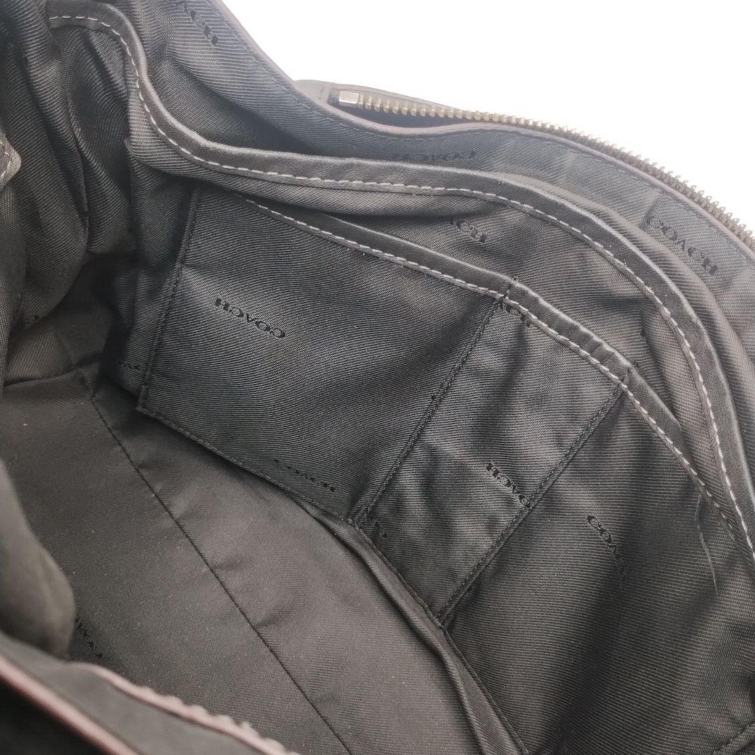 【美品】コーチ　リビングトン　バイク　バッグ　ショルダーバッグ　黒