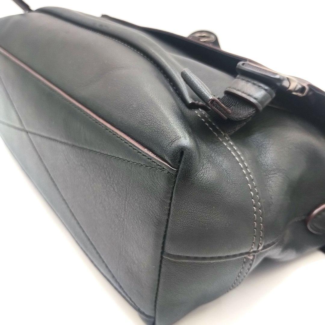 【美品】コーチ　リビングトン　バイク　バッグ　ショルダーバッグ　黒