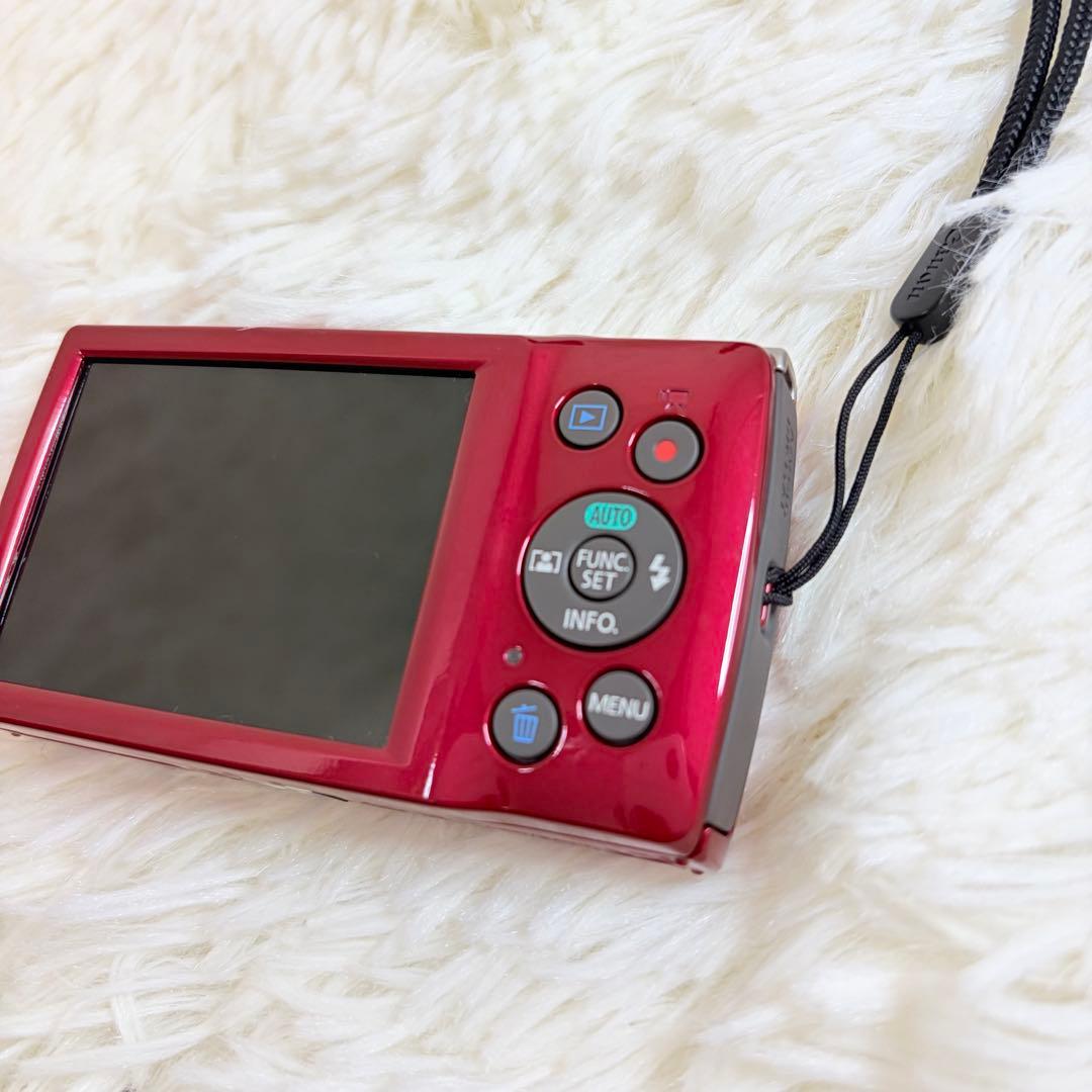 【美品】 キヤノン CANON IXY180 レッド